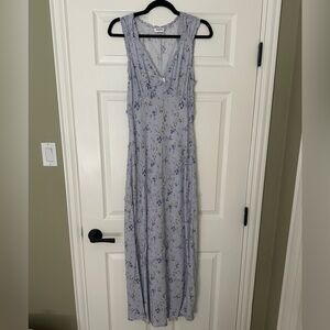 Rumored Blue Floral Maxi Dress